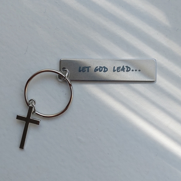 boutique Accessories - New Let God Lead Keychain
